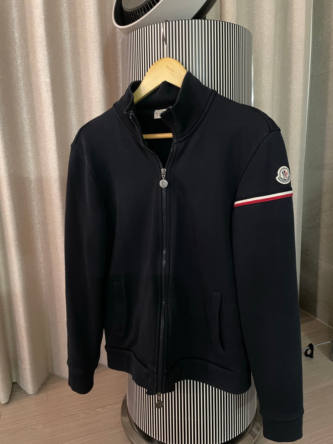 몽클레어 라인 집업저지 자켓 네이비 M 상품이미지1