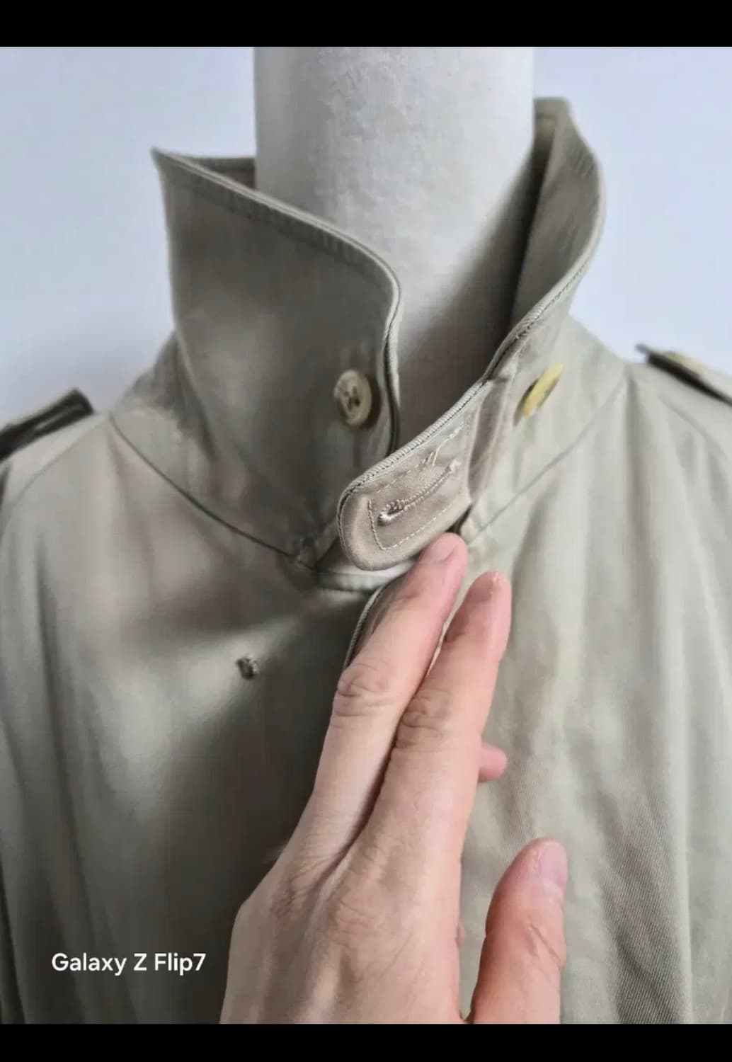 ###세일###빈티지 버버리쿄트(남.여공용) 상품이미지7