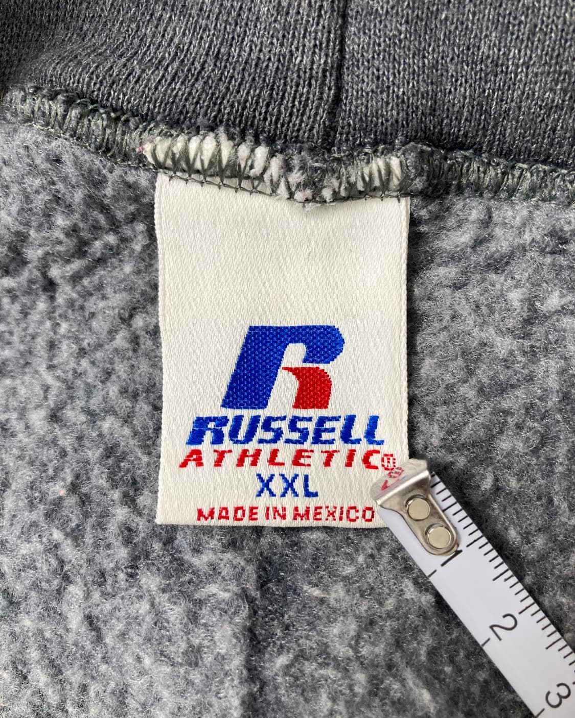 90s Russell Zip Up Hoodie (charcoal) 상품이미지3
