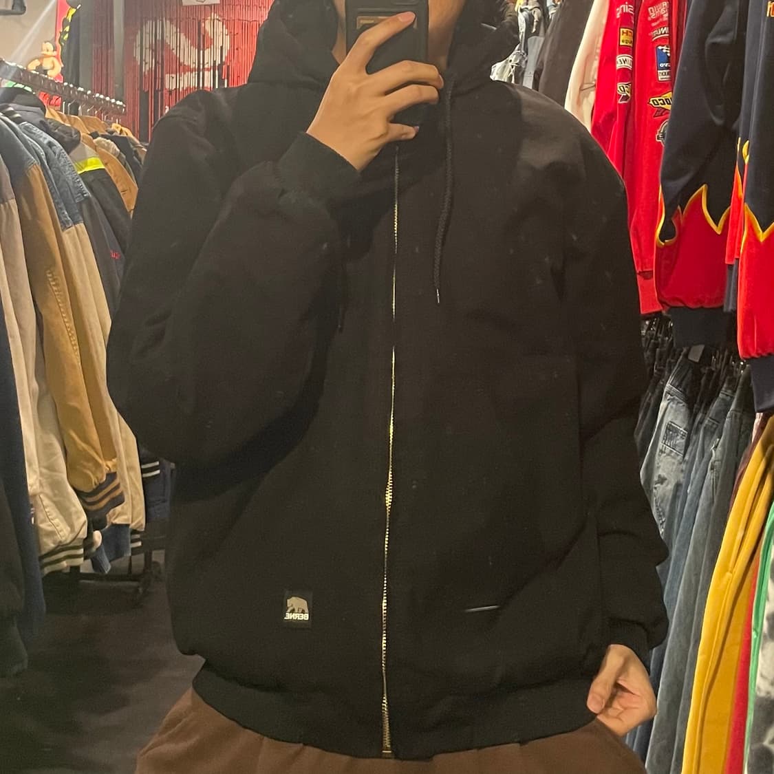 [IM] Vtg 빈티지 블랙 워크자켓 상품이미지3