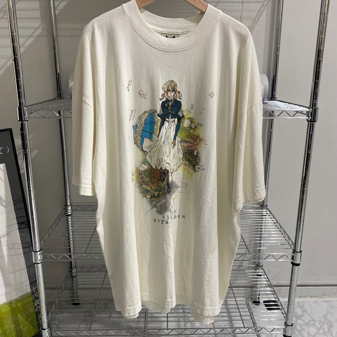 바이올렛에버가든 부틀렉 애니메이션 티셔츠 상품이미지1