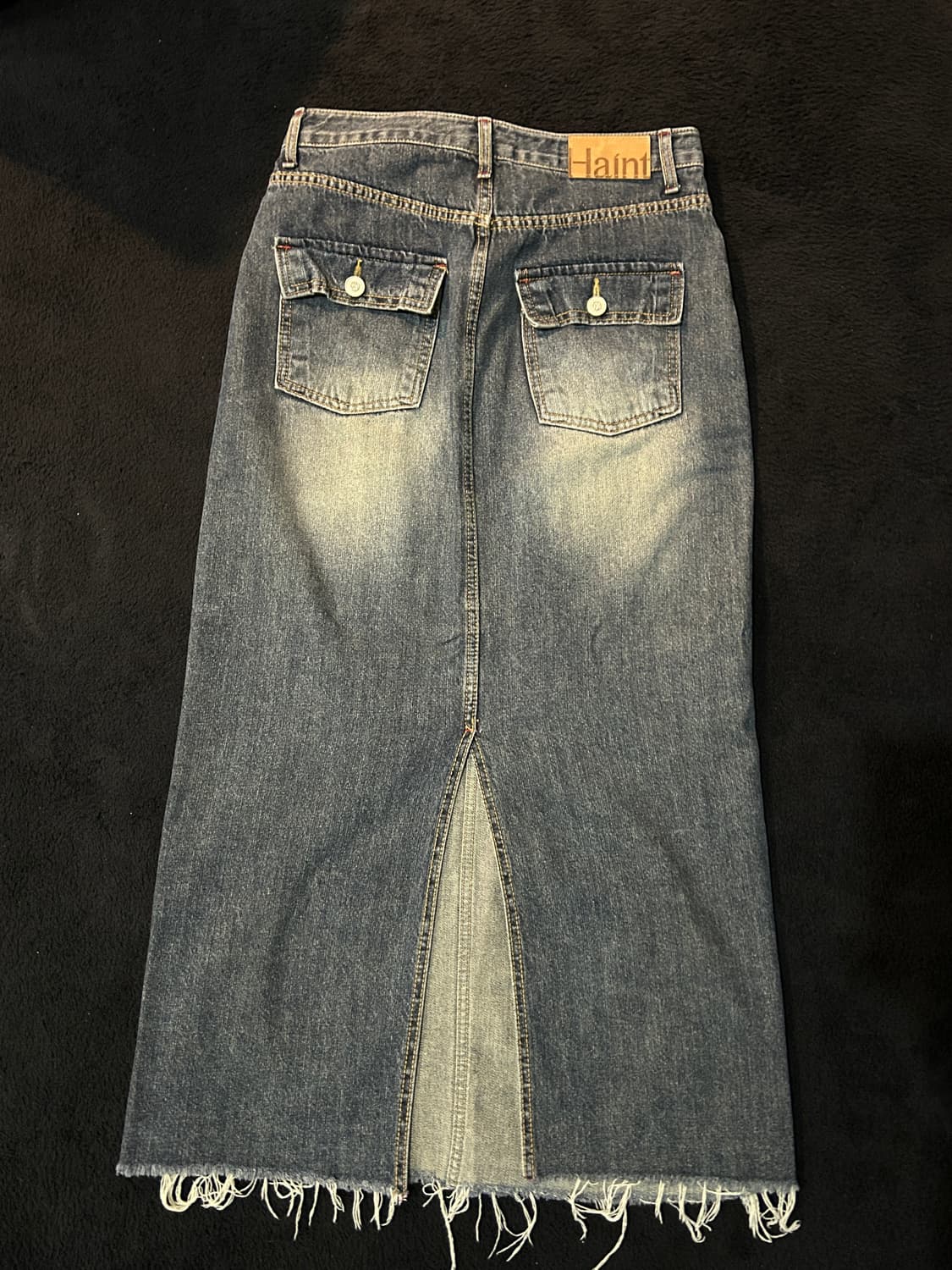 haint  헤인트 데님 롱스커트 상품이미지2