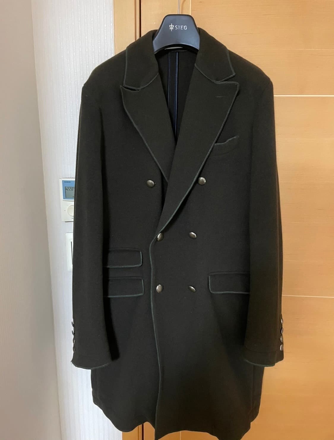 쇼엔텔 캄파넬라 카키 더블코트 52 상품이미지1