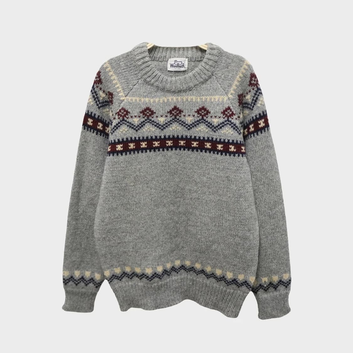 울리치 그레이 노르딕 울 니트 60226 상품이미지1