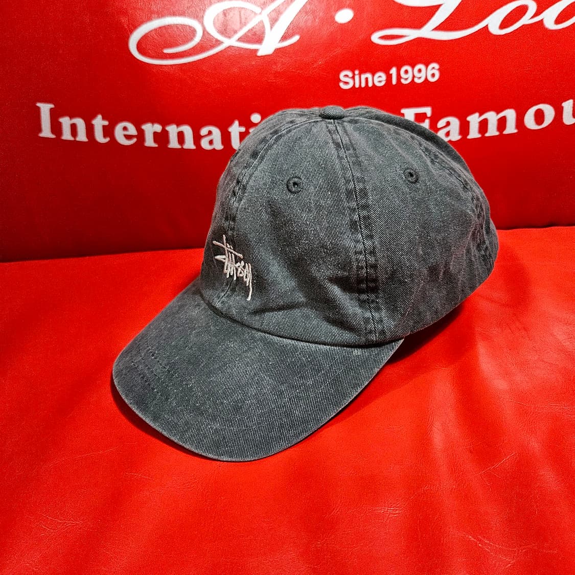 스투시(STUSSY) 워시드 볼캡 Free 상품이미지2