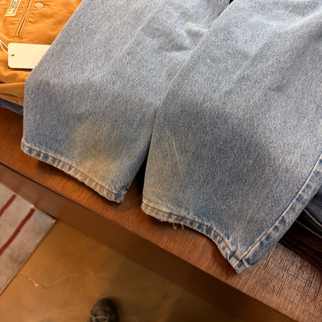 90 ~ 00S 리바이스 캐나다 생산 217 오렌지탭 데님 34 3 상품이미지2