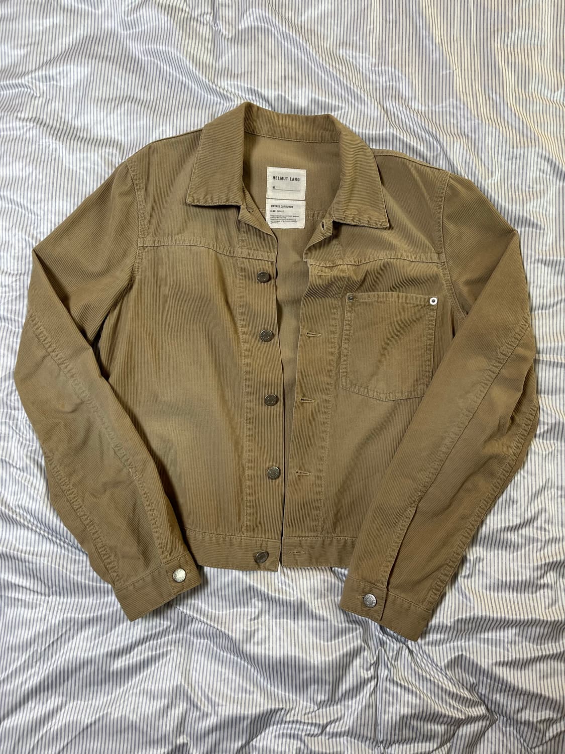 헬무트랭 본인기 코듀로이 원포켓 재킷 상품이미지1