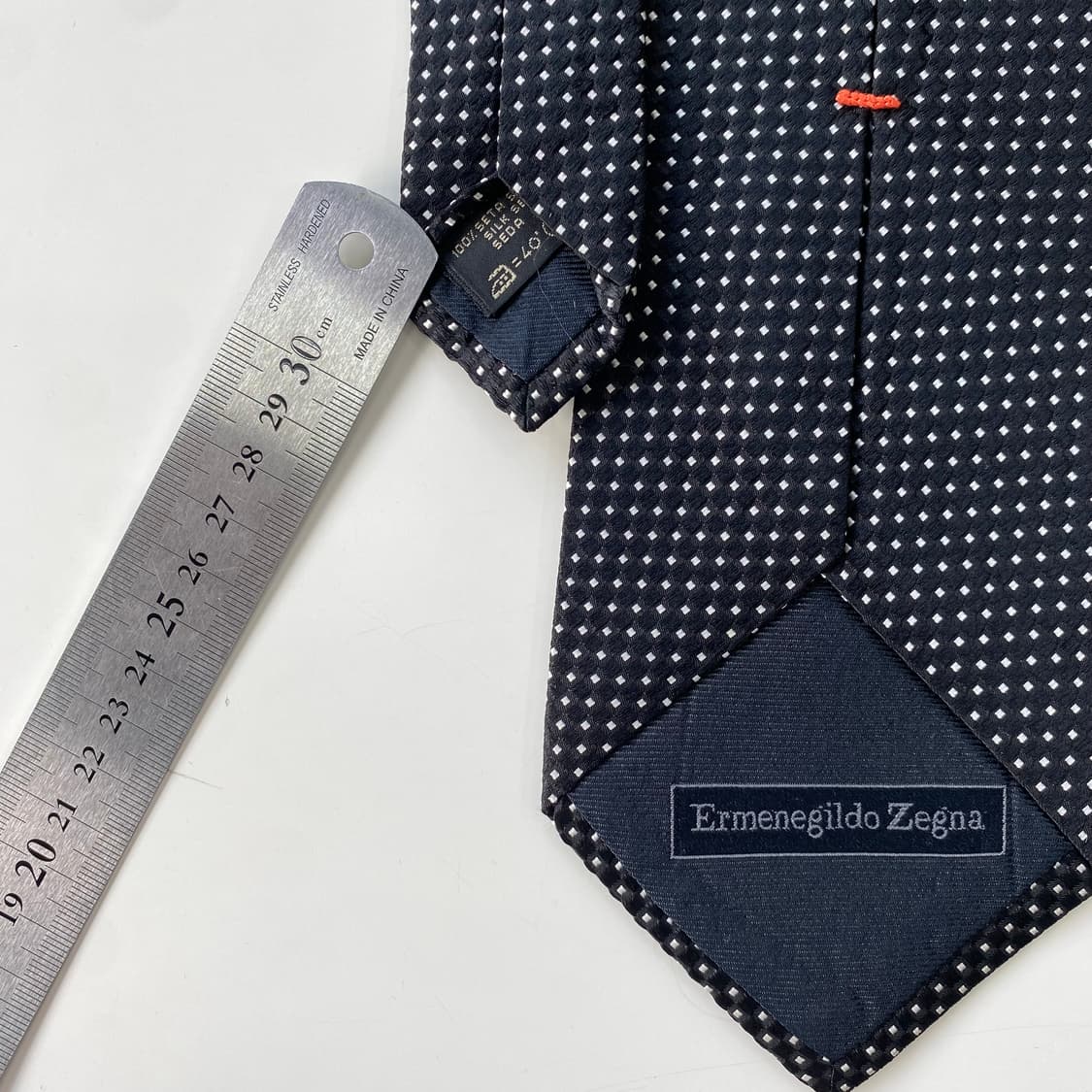 에르메네질도 제냐 정품 블랙 명품 넥타이 상품이미지7
