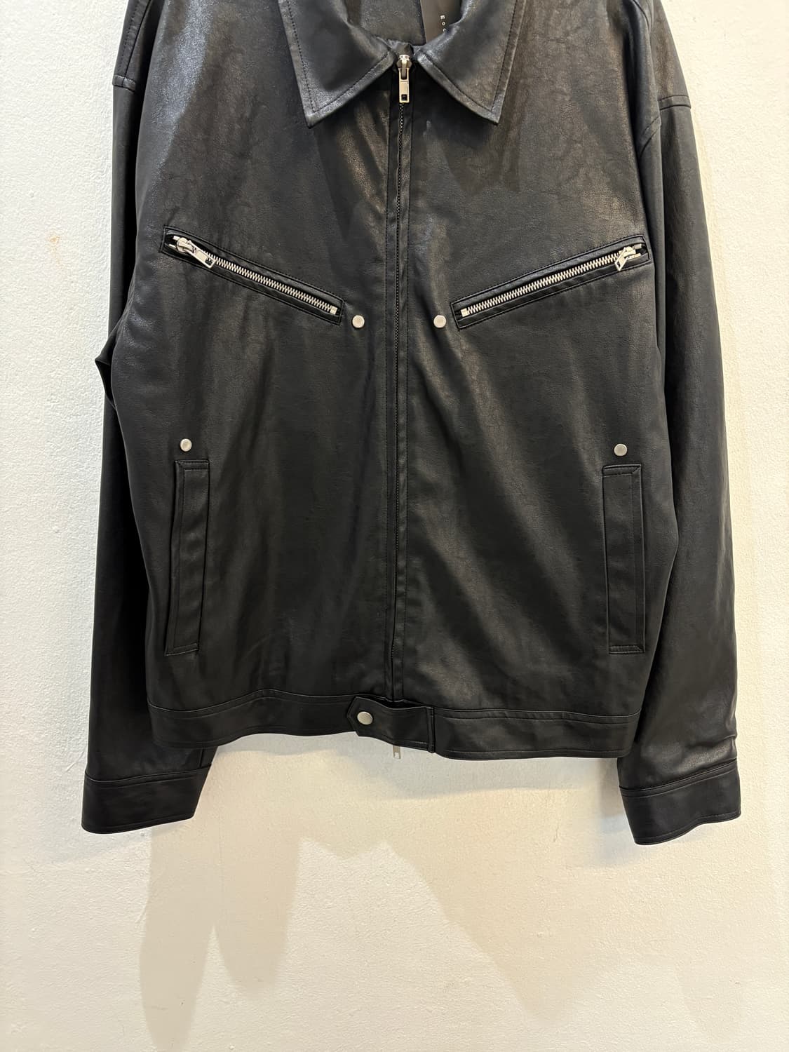 GAMMA GALLERY Leather Zip-up Jacket 상품이미지3