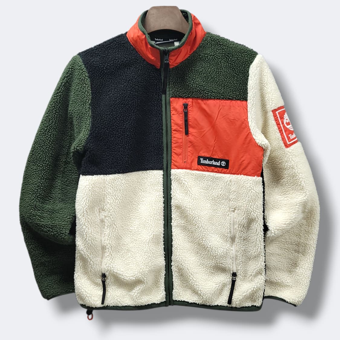 [S] 팀버랜드 멀티컬러블록 양털 플리스 자켓 상품이미지1