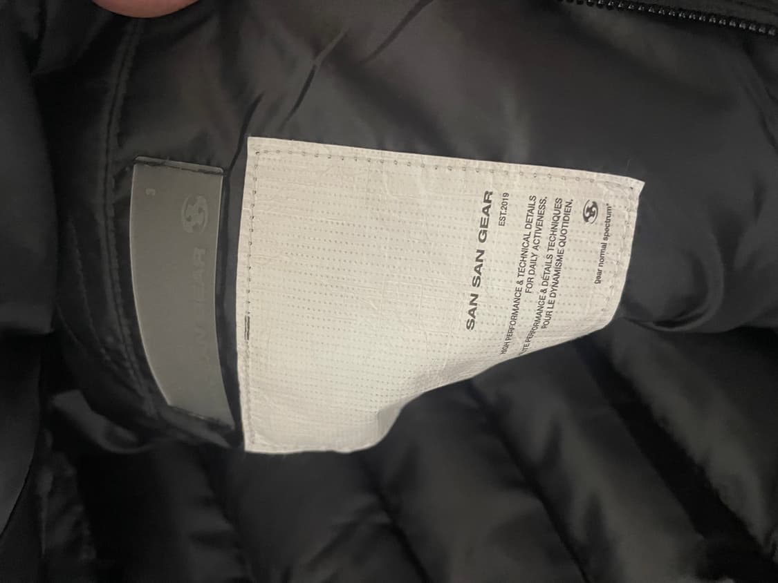 산산기어 서픽스 푸퍼 자켓 블랙 3 상품이미지3