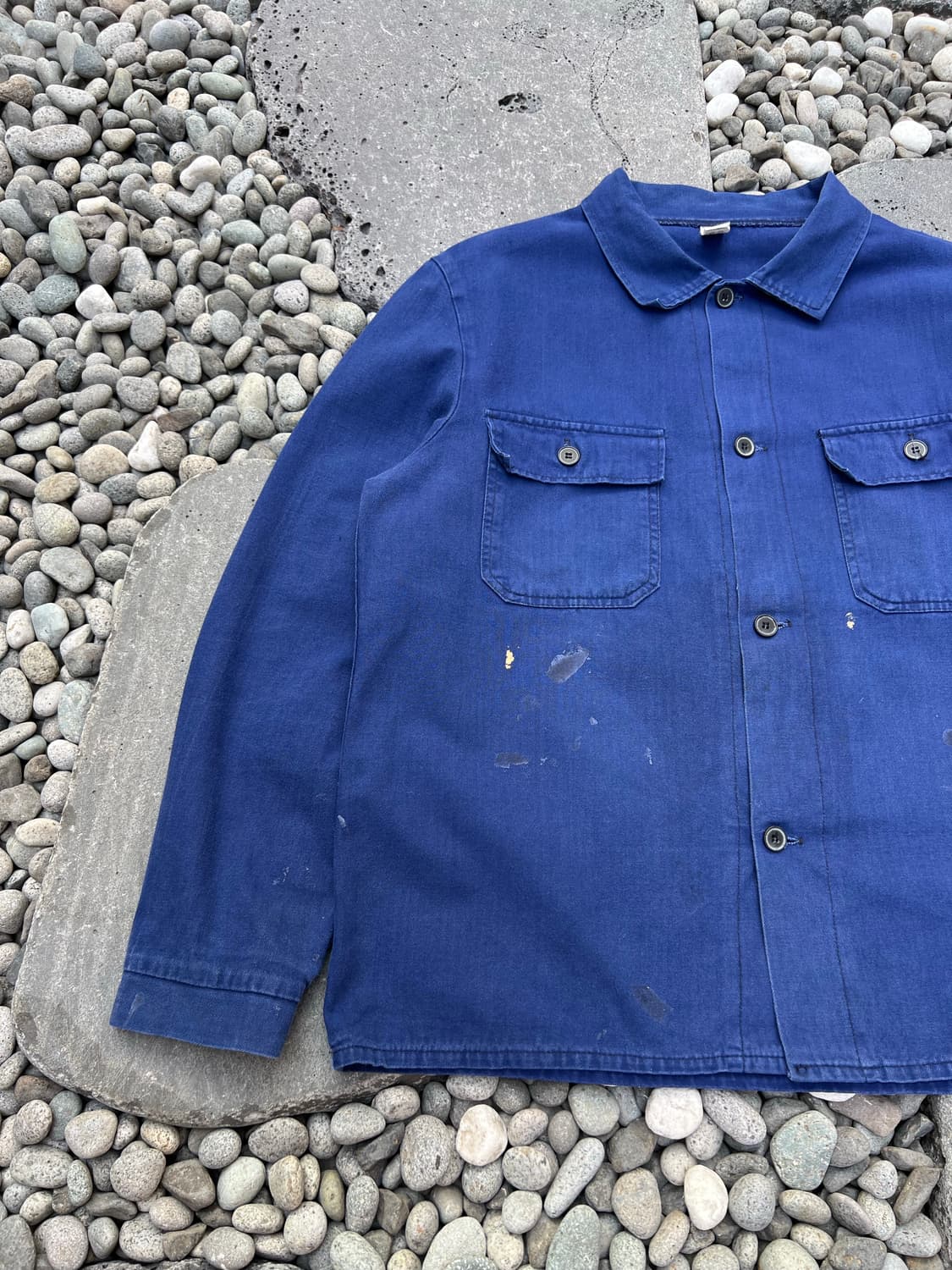 OLD GEKRUMPFT 2POCKET HBT 빈티지프렌치워크자켓 상품이미지3