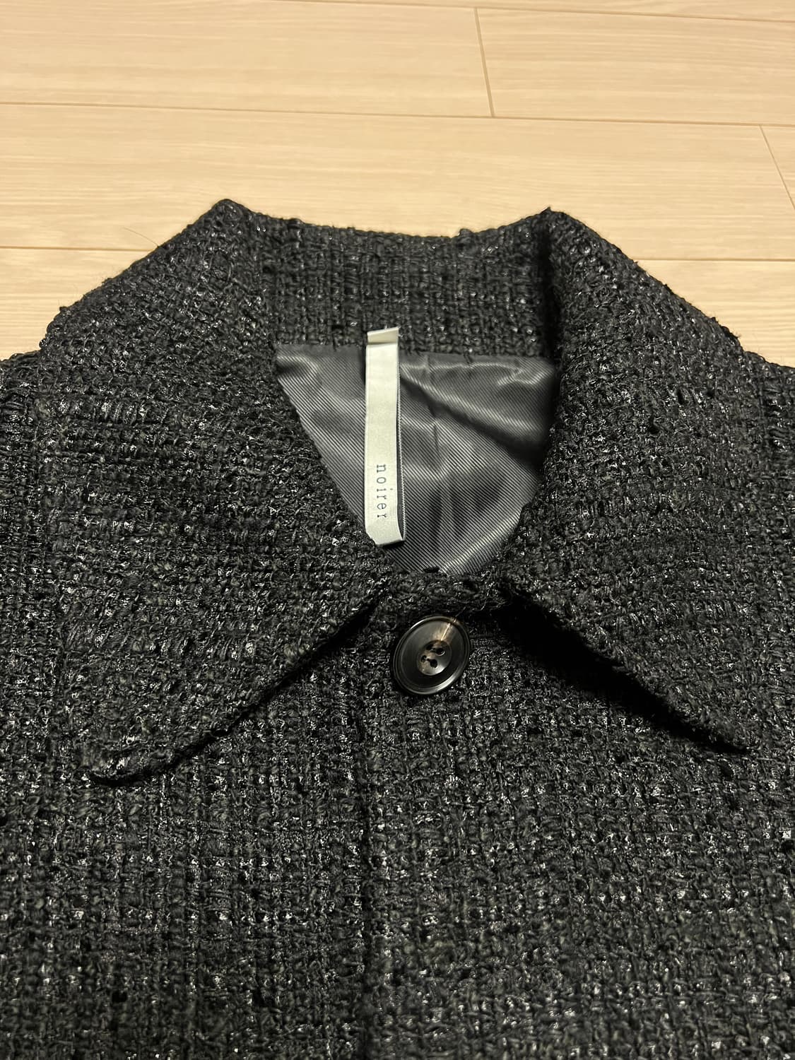 noirer 트위드 크롭 자켓 블랙 / 52 상품이미지3