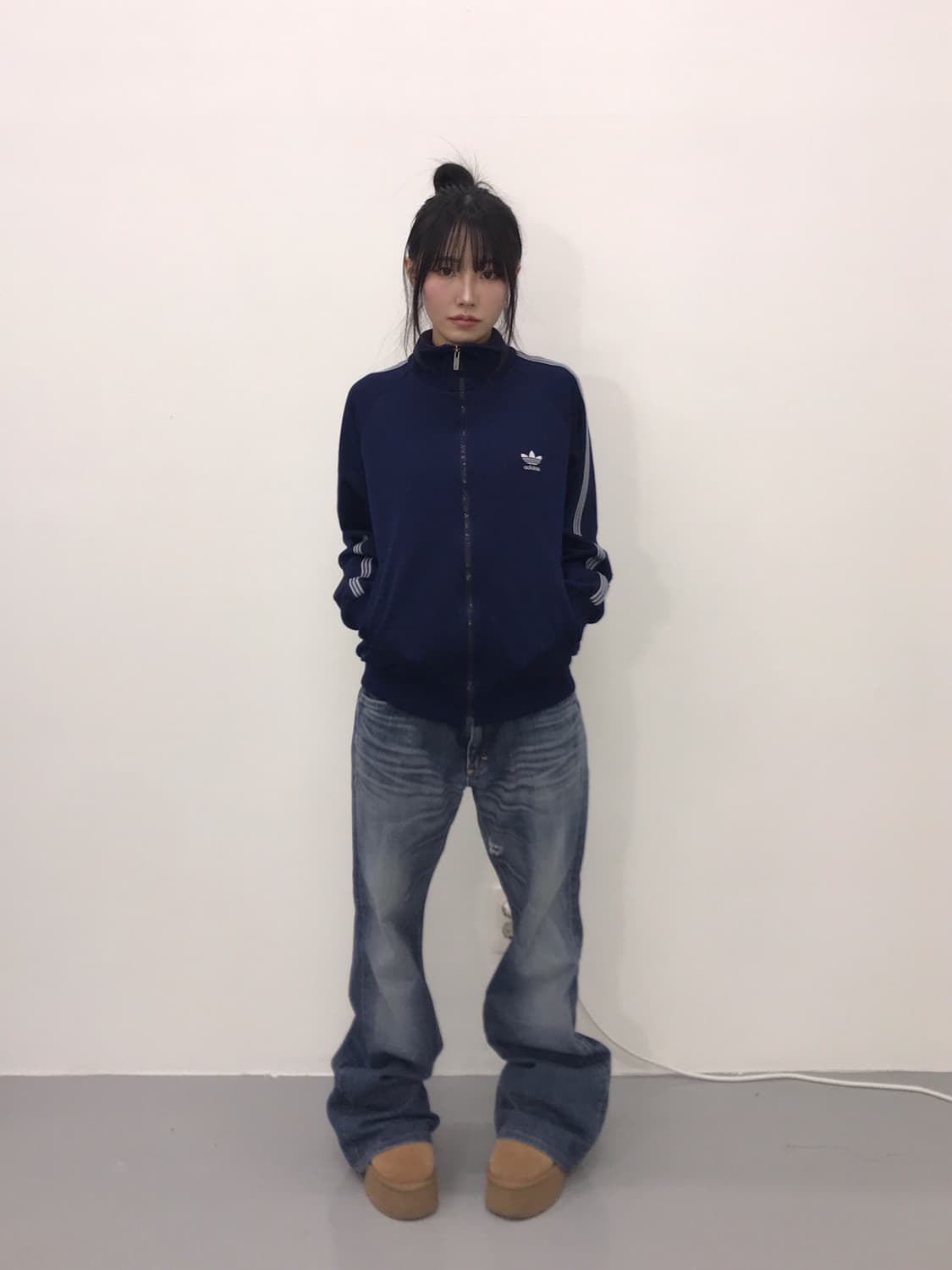 90’s Adidas W.Germany Tracktop Navy 상품이미지1