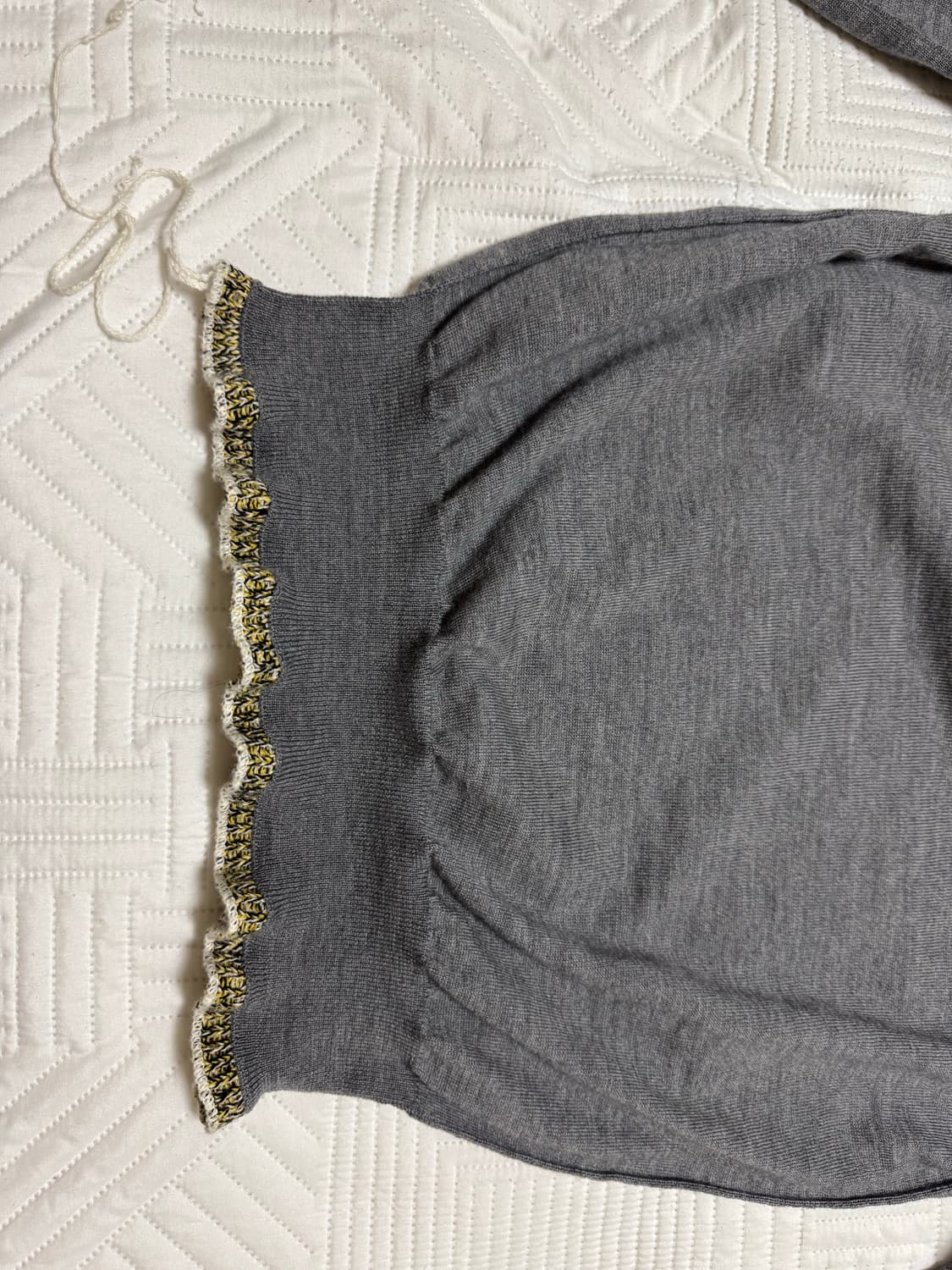 [S] 마르지엘라 레이어드니트 그레이 상품이미지5