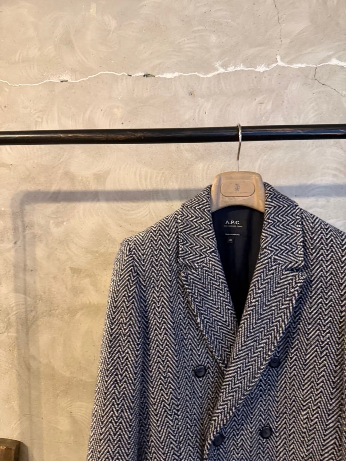 APC 아페쎄 헤링본 코트 여성55 상품이미지4