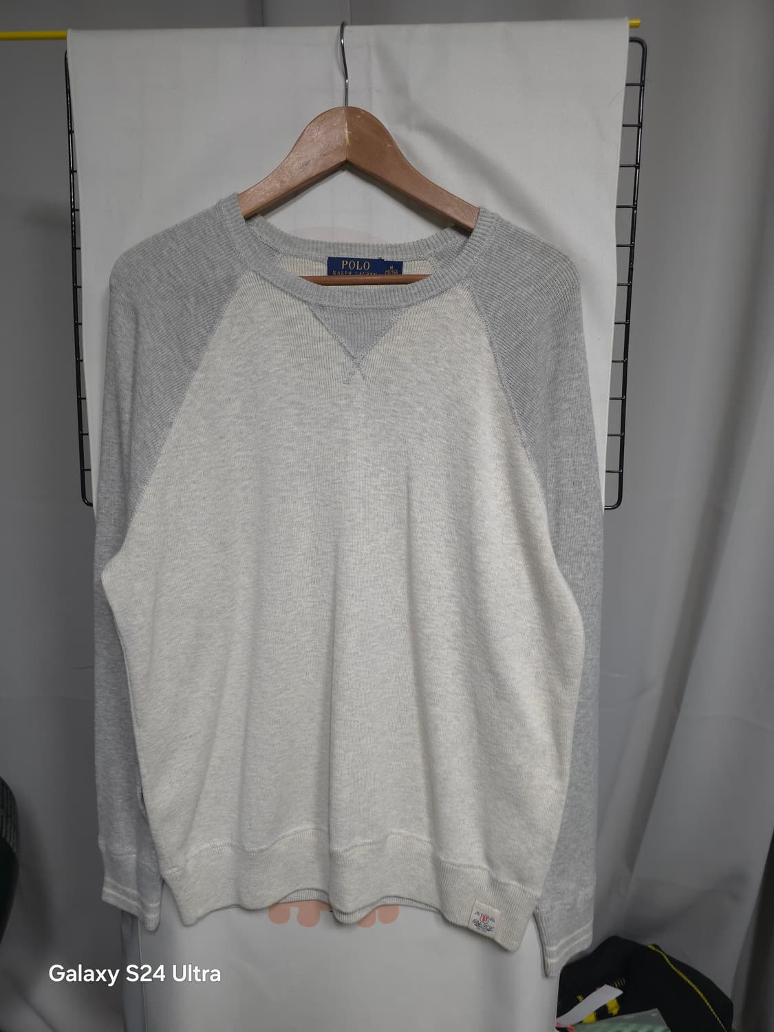 폴로 랄프로렌 톤온톤 면니트 M ✨️정품✨️ 상품이미지1