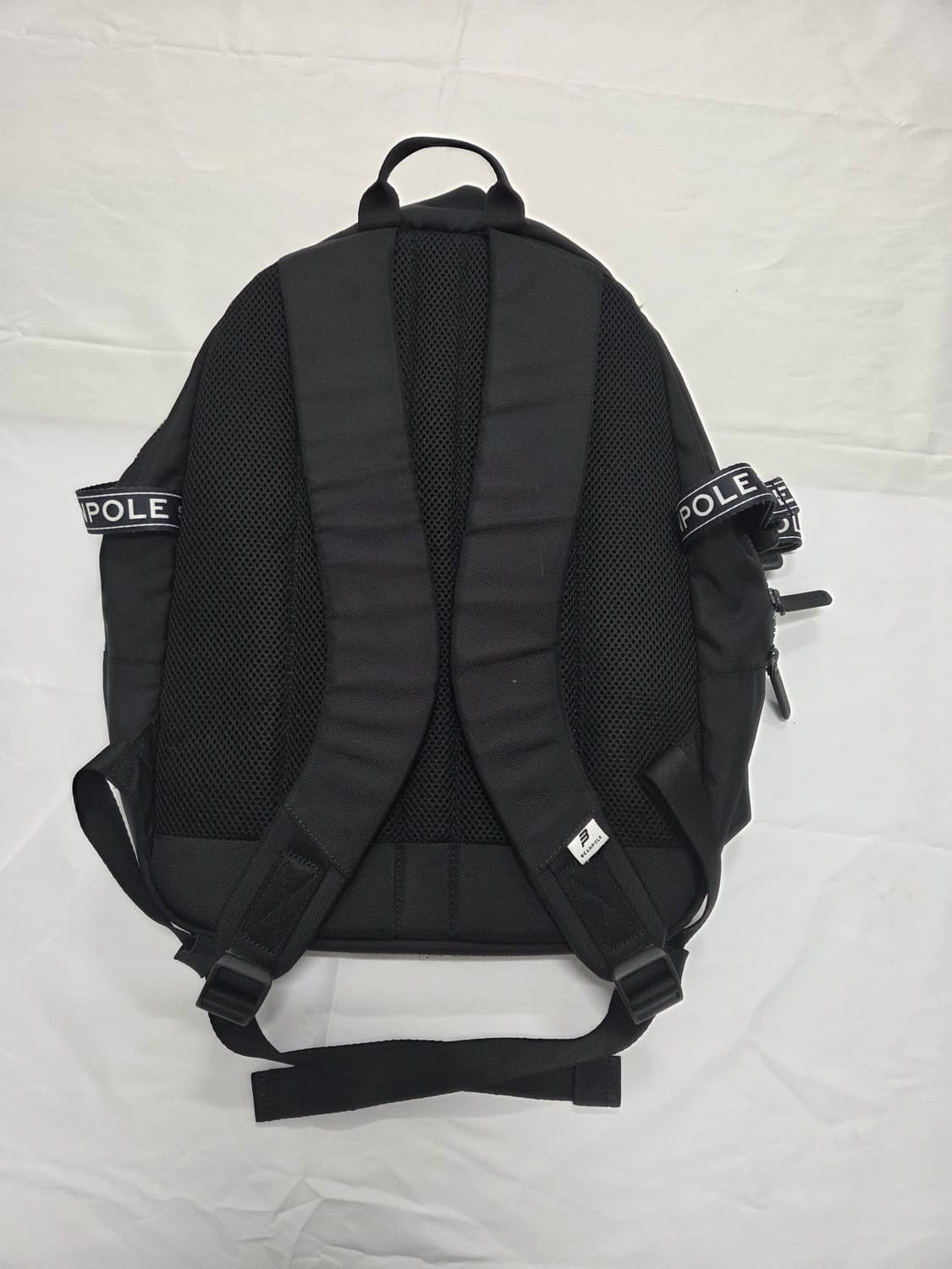 Unisex 블랙 NEW-B ON 로고 웨빙 백팩 BO91D4S015 상품이미지2