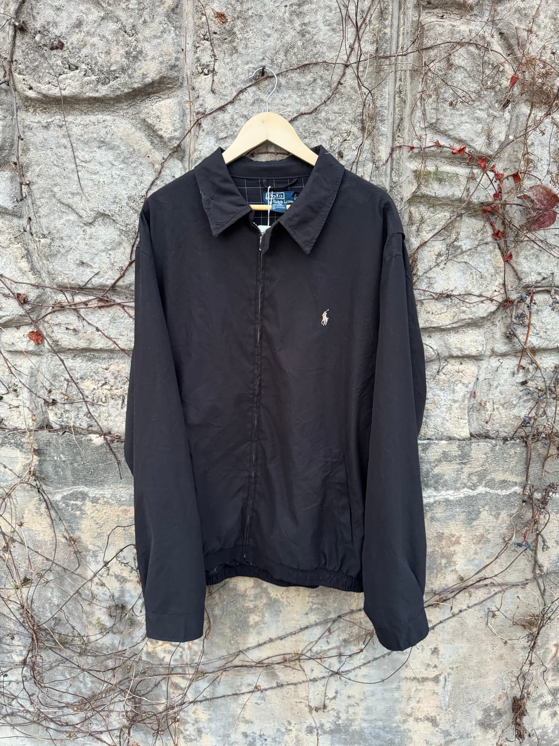 폴로 랄프로렌 스윙톱 헤링턴 자켓 포니로고 블랙 빅사이즈 상품이미지1