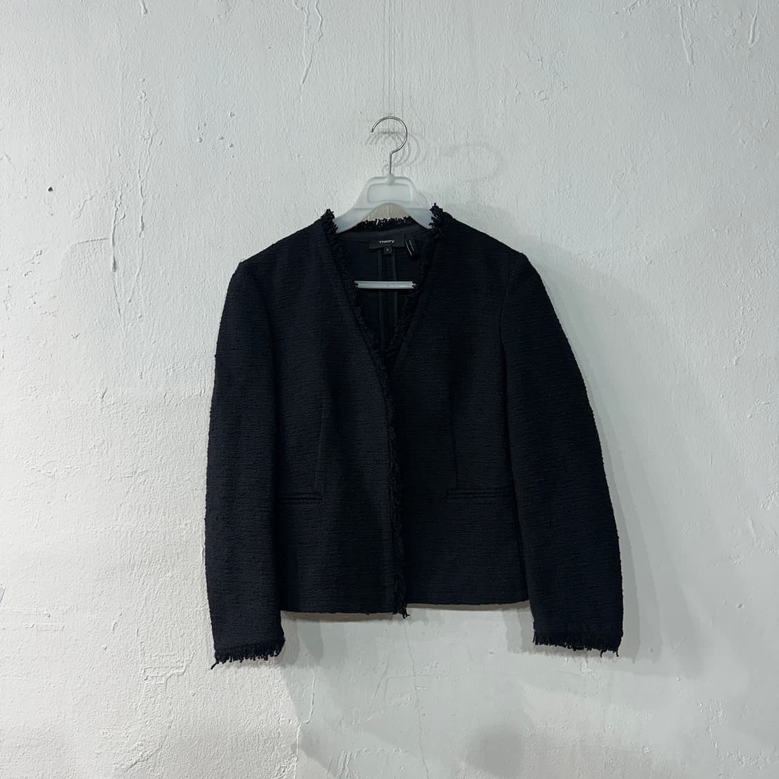 Theory 띠어리 트위드 자켓 여성0size 상품이미지1