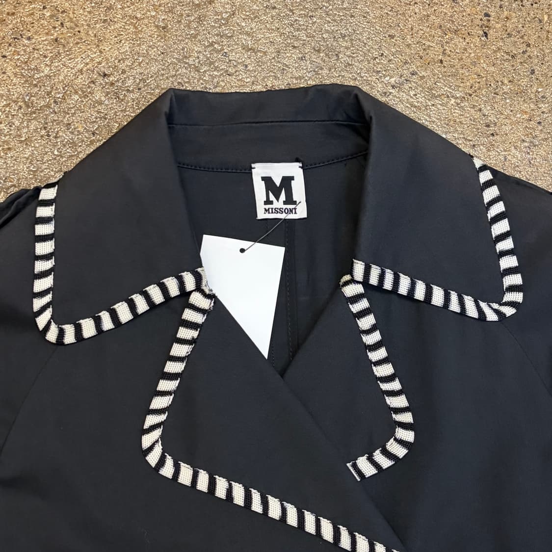 빈티지 미쏘니 하프 트렌치 코트  상품이미지3