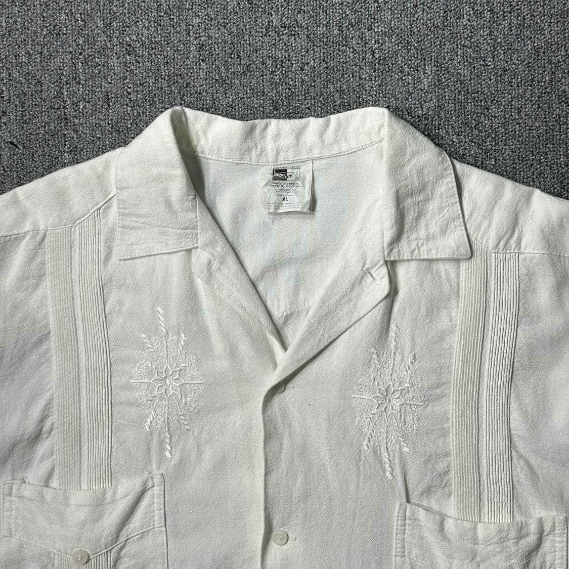 빈티지 쿠바 하프셔츠 (XL/old-7701) 상품이미지2