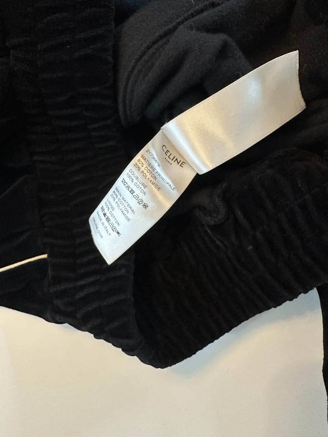 셀린느 트리오페 벨벳집업(S) 상품이미지7