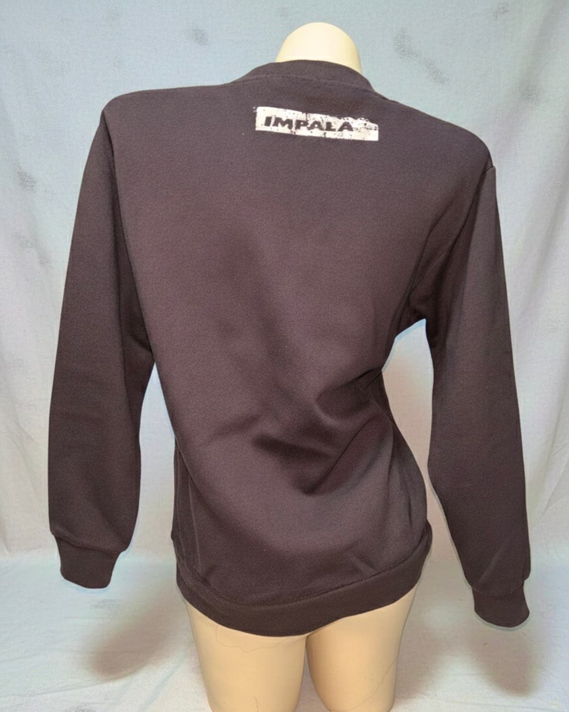 와이즈걸 y2k 맨투맨 롱슬리브 초코 빈티지 롱슬 급처 상품이미지2