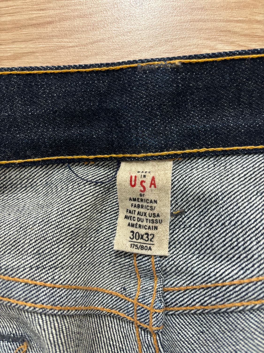 [30X32] RRL 로우 스트레이트 리지드 셀비지 진 인디고 상품이미지7