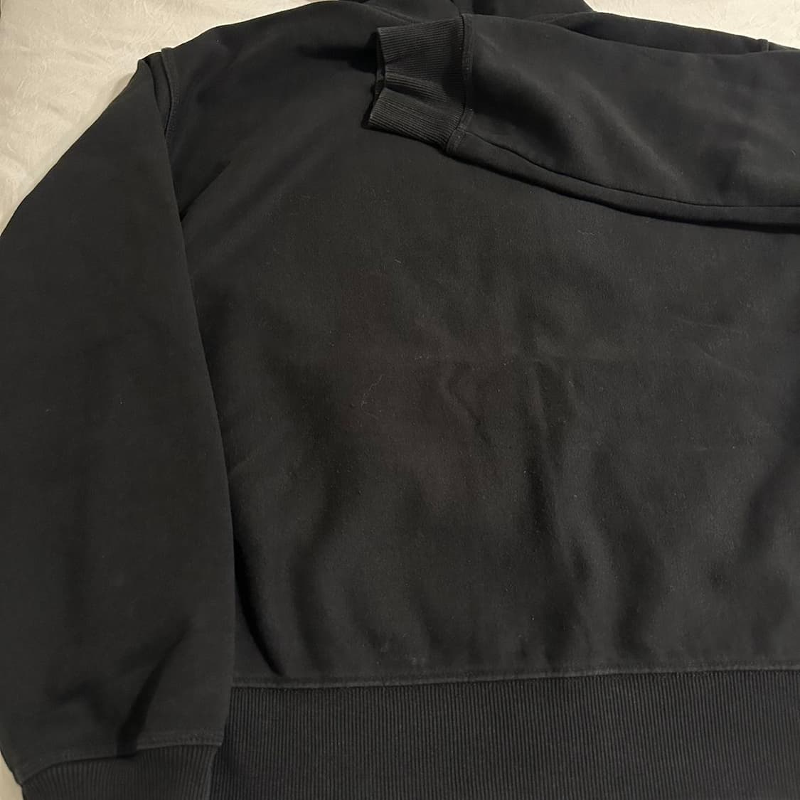 스투시 웹 S컬리 후드집업 블랙 상품이미지5