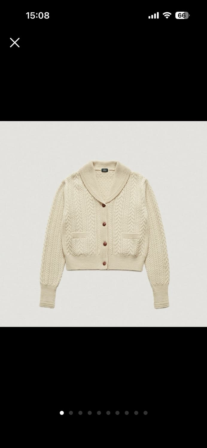 더바넷 케이블 니트 가디건 상품이미지1