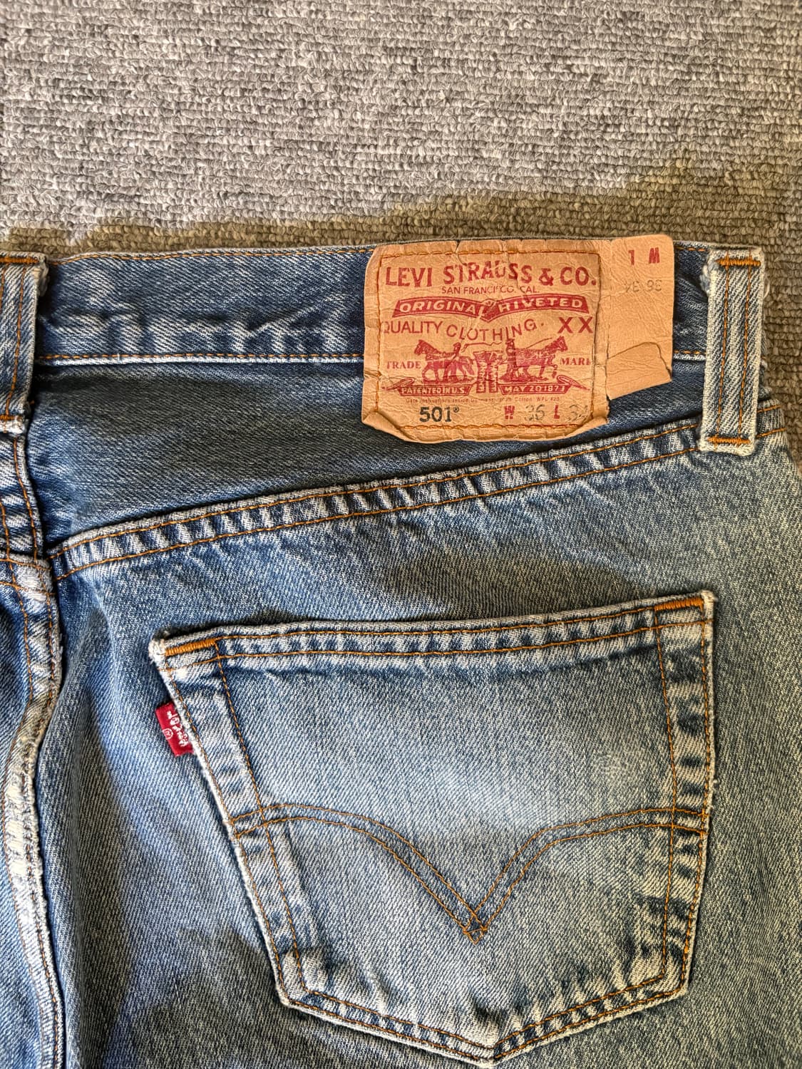 [W36 L34] 리바이스501 데님팬츠/ 18 상품이미지5