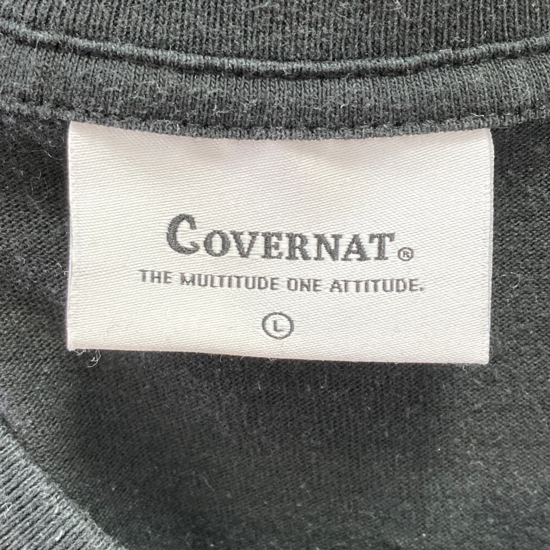 커버낫 남성 긴팔티셔츠 블랙 L 영구제  상품이미지4