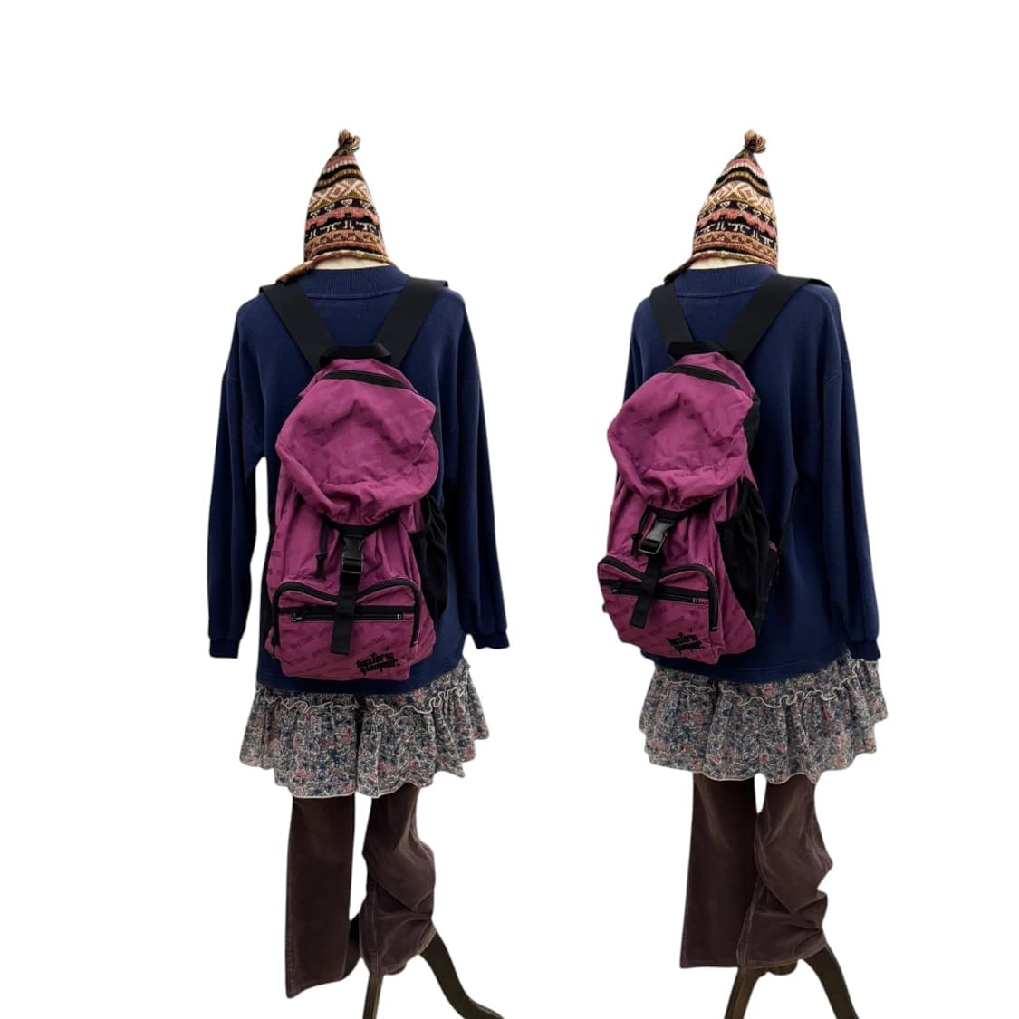 히스테릭글래머 패커블 럭색 백팩 마젠타 상품이미지10