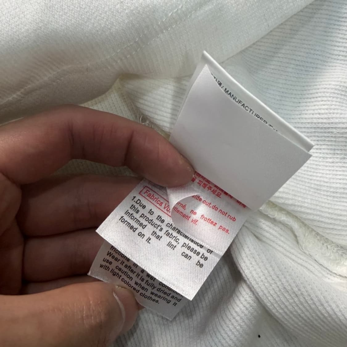 105 우영미 스퀘어로고 슬리브리스 나시  상품이미지5