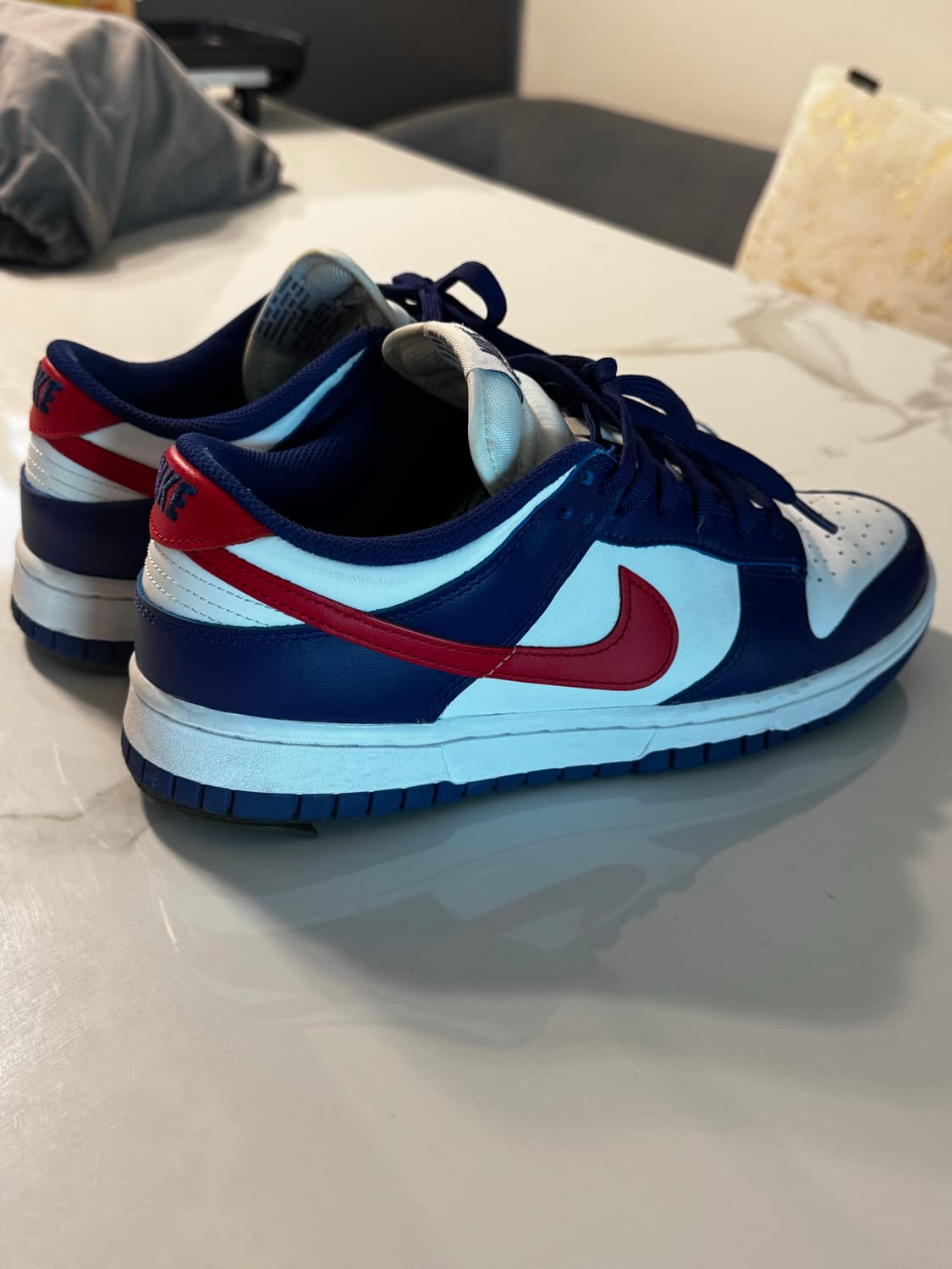 나이키 덩크로우 유니버시티화이트레드 size 265 상품이미지1