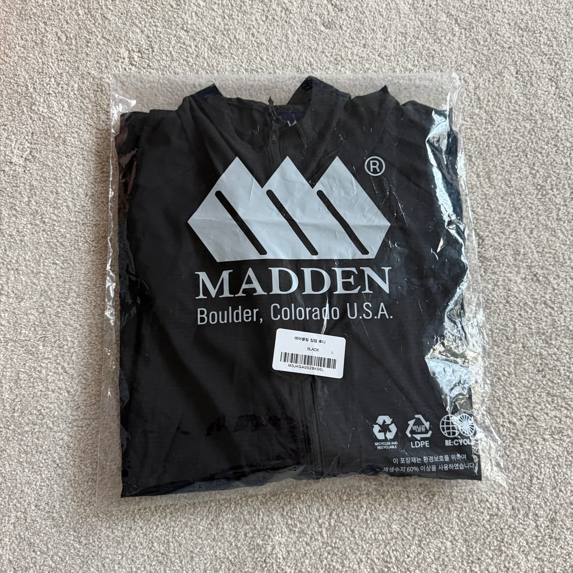 매든 에어쿨링 집업 후디 자켓 상품이미지4