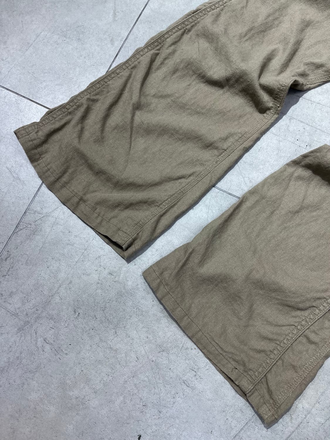 일본빈티지 린넨 부츠컷 팬츠 상품이미지6