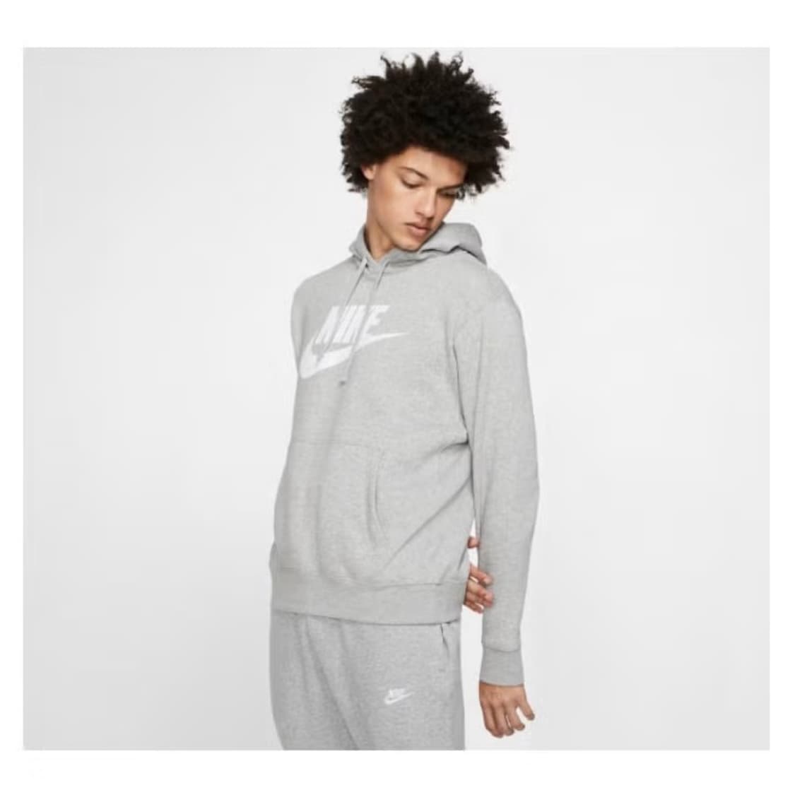 [XL] Nike 나이키 빅로고 그레이 후드티 상품이미지4