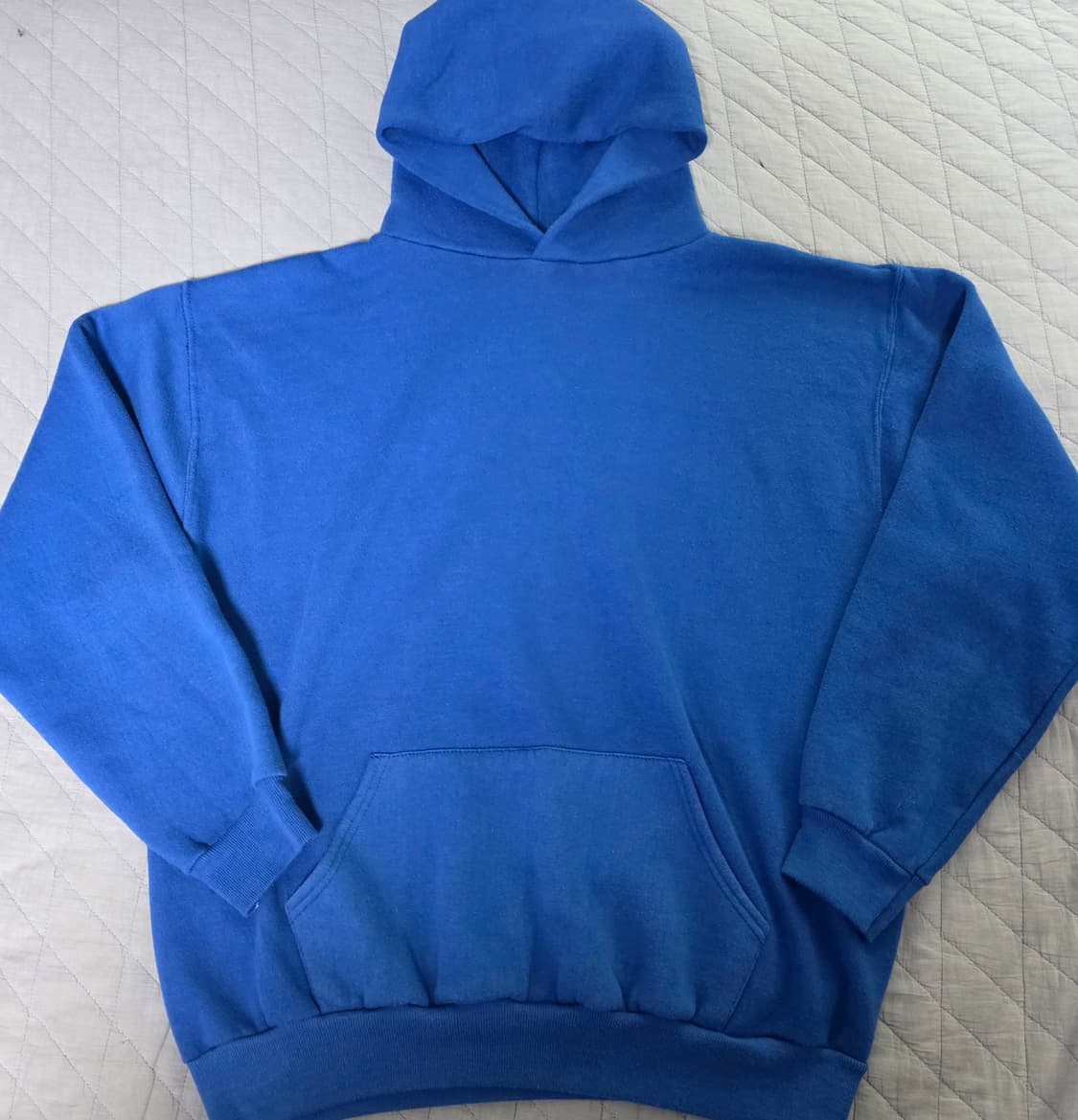 [XL] 80s 빈티지 러셀 애슬레틱 코랄 블루 후드티 상품이미지1