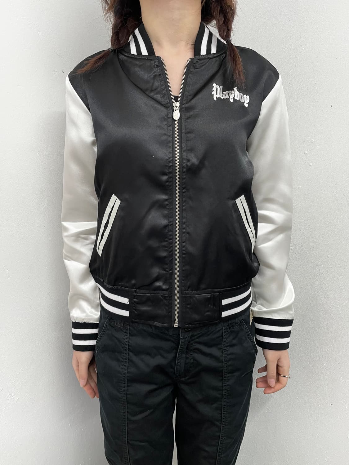 플레이보이 새틴 로고 스카잔 상품이미지3