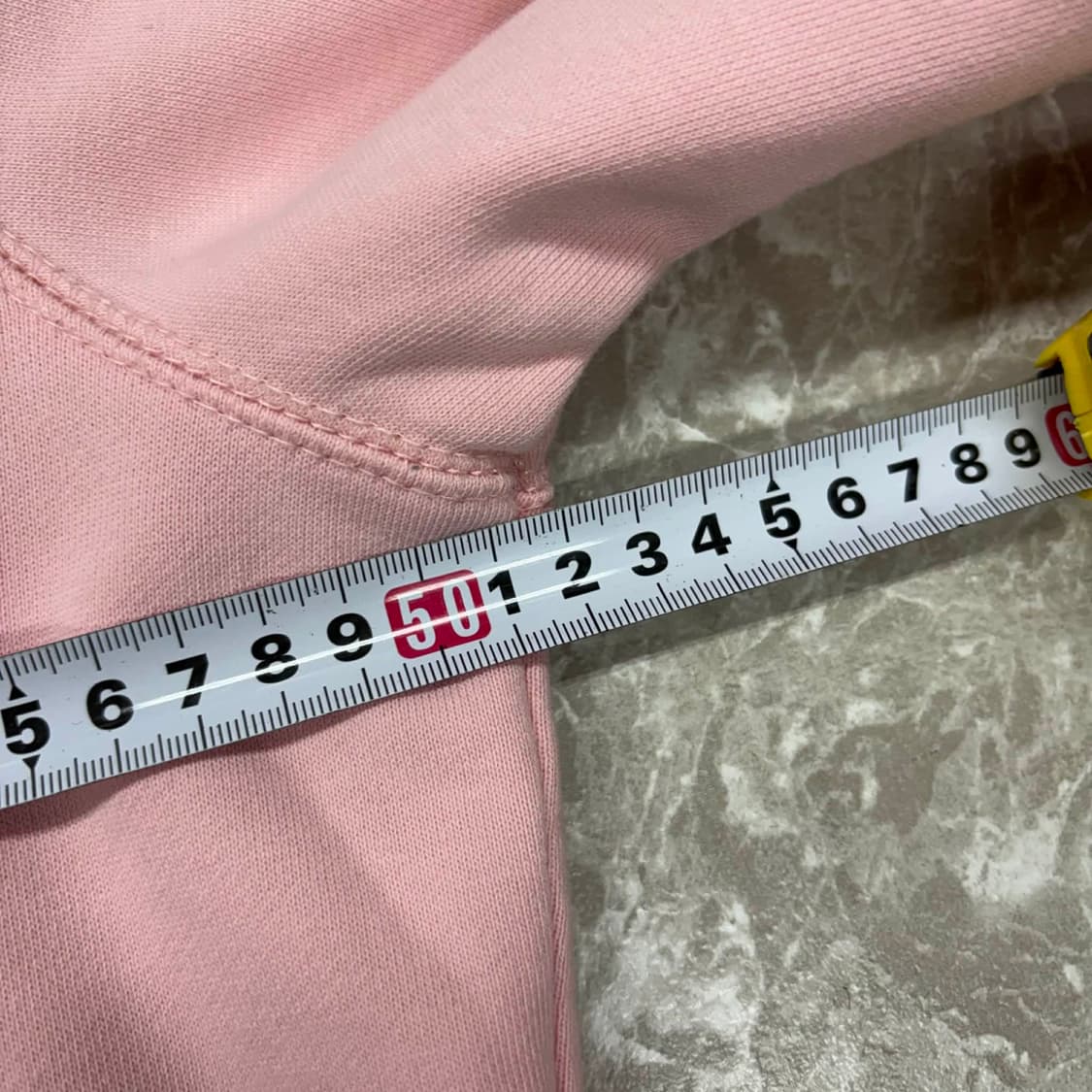 후아유 y2k 베이비핑크 러블리힙 걸즈 스웻 후드집업 희귀져지(M) 상품이미지9