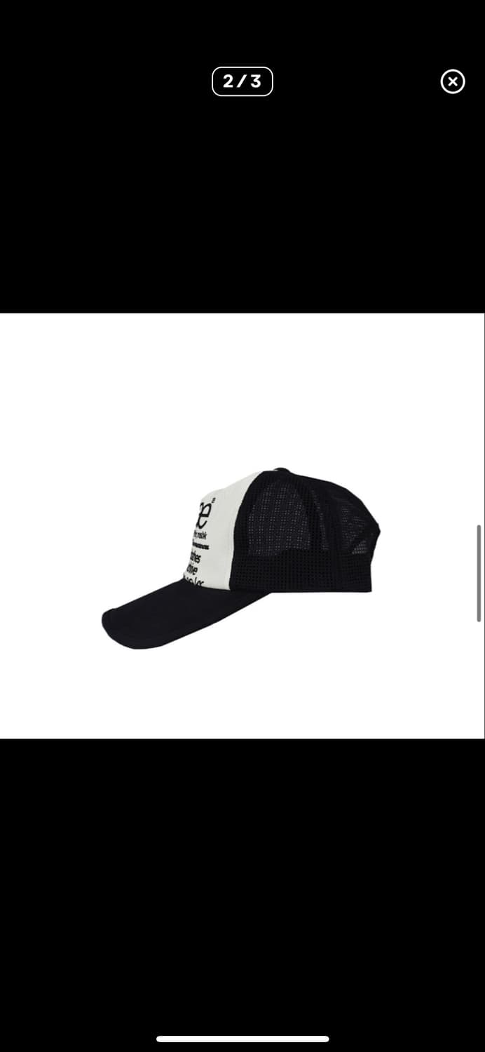 aeae WEB LOGO MESH CAP black 상품이미지2