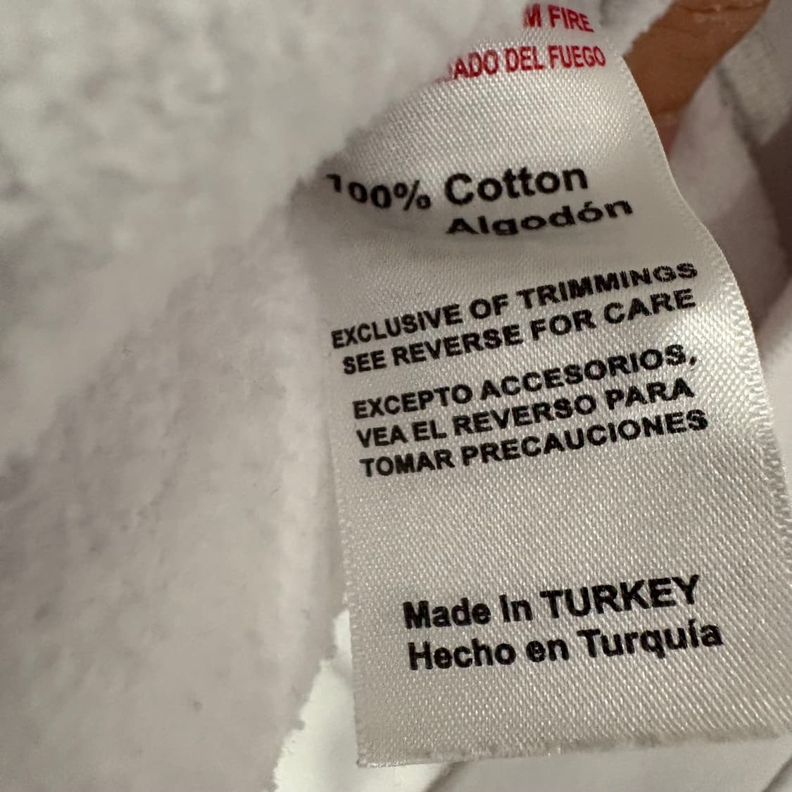 발렌시아 CF 후드티 화이트 2XL 상품이미지8