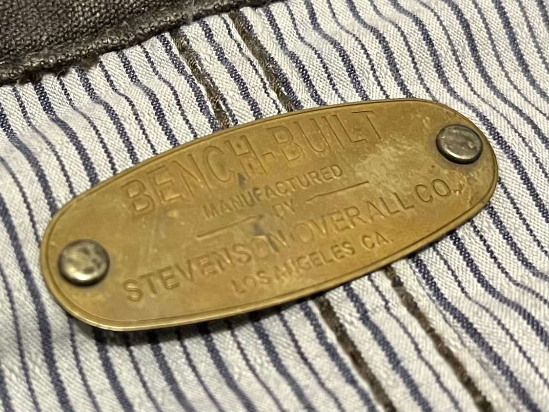 Stevenson Overall Co.더블 브레스트 코튼 왁싱 자켓 S 상품이미지6