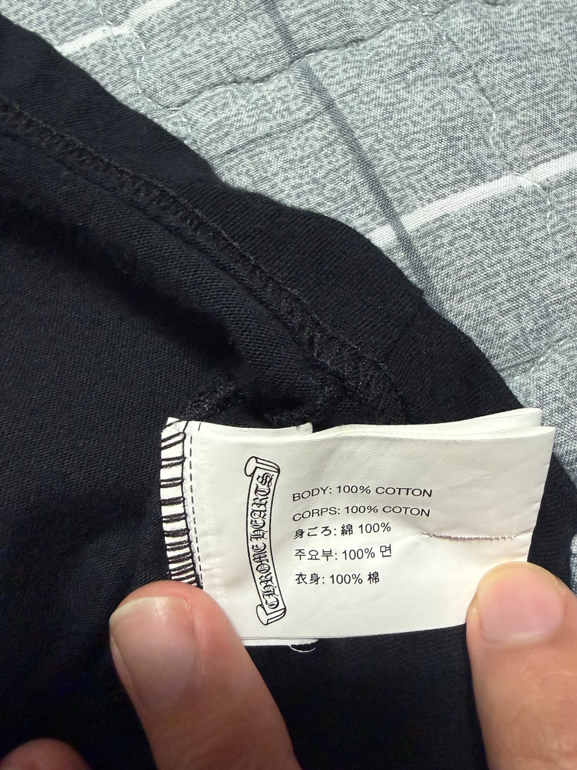 크롬하츠 홀스슈 롱슬리브 M (흔한모델아님) 거의새것 1회착용  상품이미지5