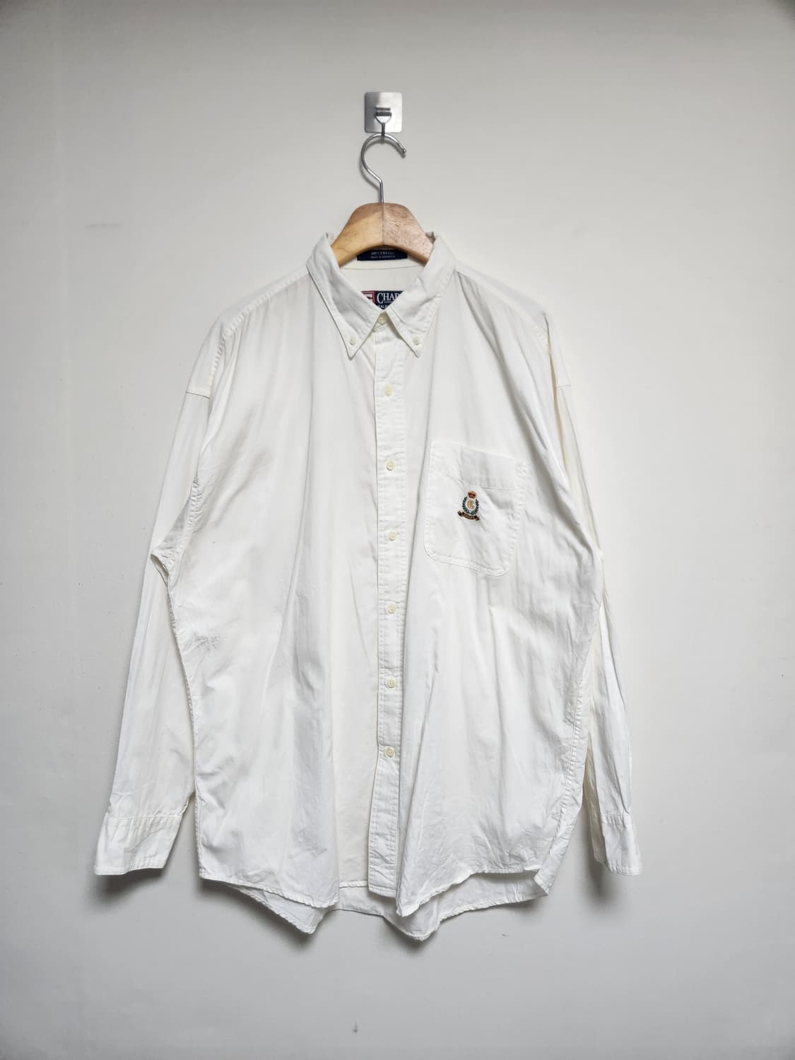 챕스Chaps 화이트 코튼 셔츠 L - S217 상품이미지1