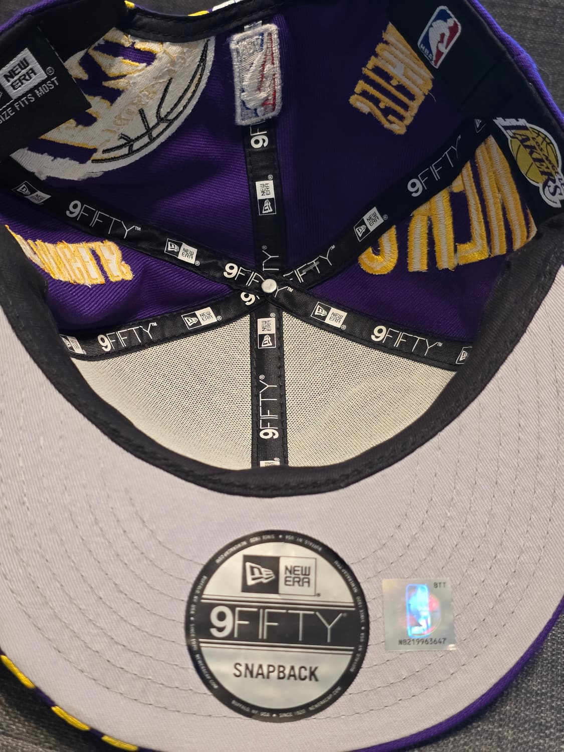 새상품) 뉴에라 NBA LA 레이커스 9FIFTY 스냅백 상품이미지5