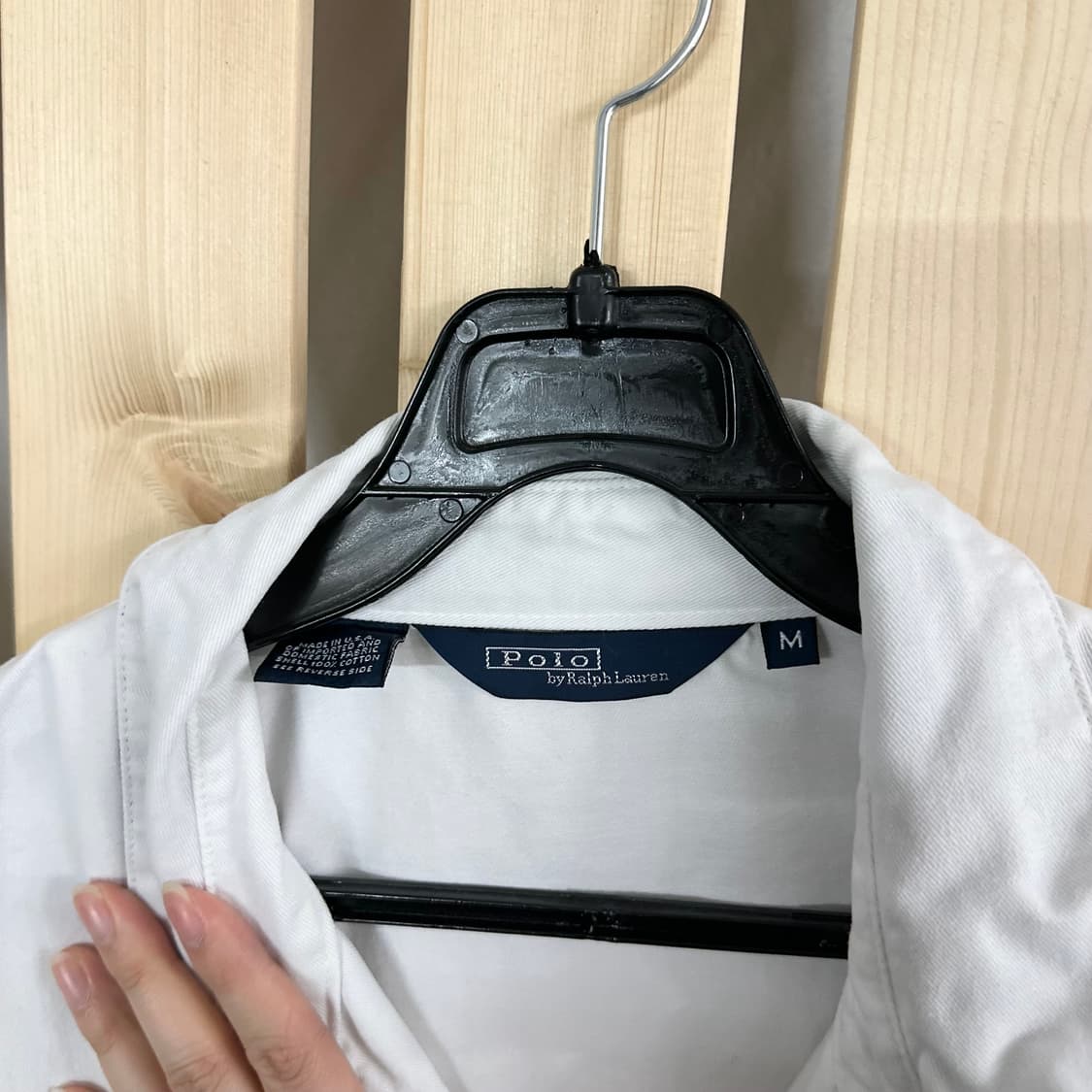 (L) 폴로 랄프로렌 아이보리 스윙톱 블루종 자켓 점퍼 상품이미지5