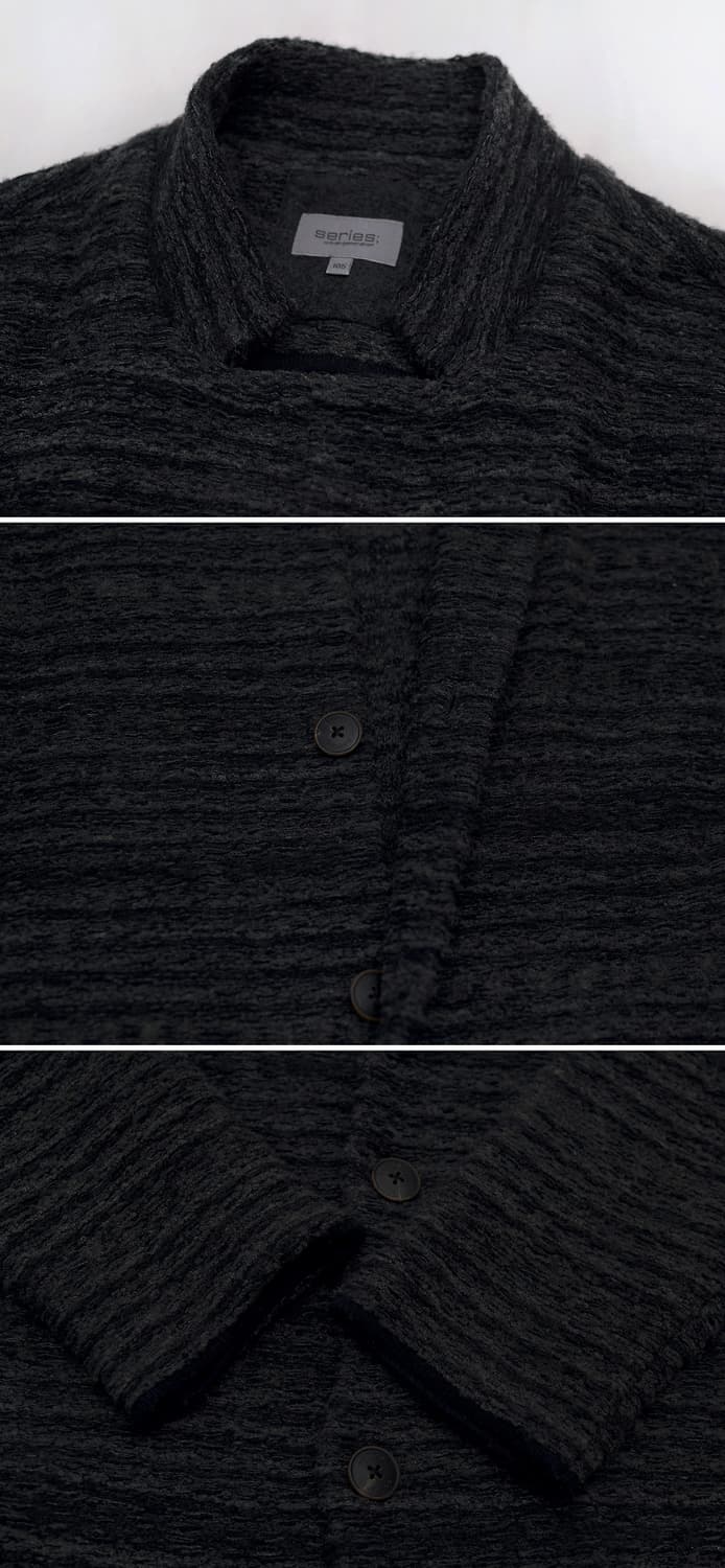 시리즈 (series) 부클 트위드 니트 가디건 롱자켓 (100-105) 상품이미지9